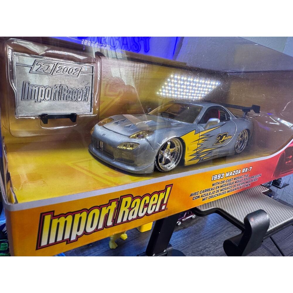 Jada 1/24 Import Racer 20th Anniversary 1993 Mazda RX7 raw - Picture 2 of 5